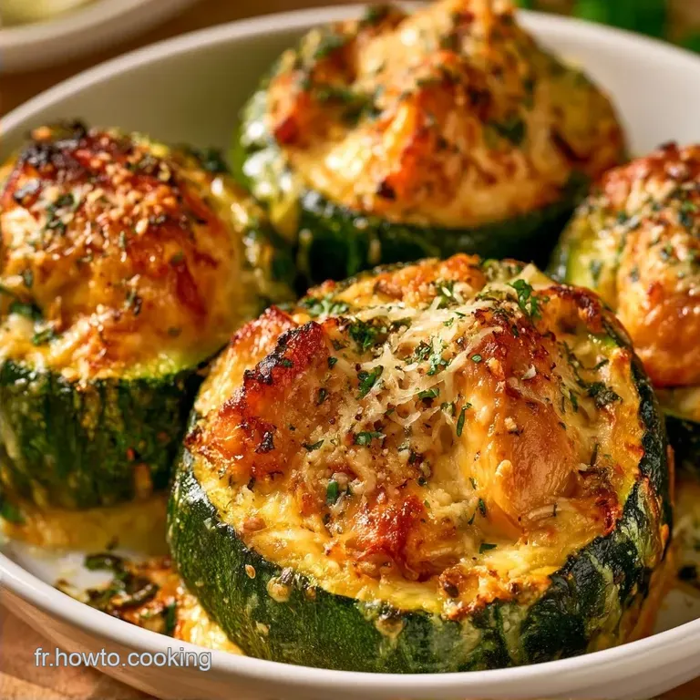 Courgettes Rondes Farcies &agrave; l Italienne