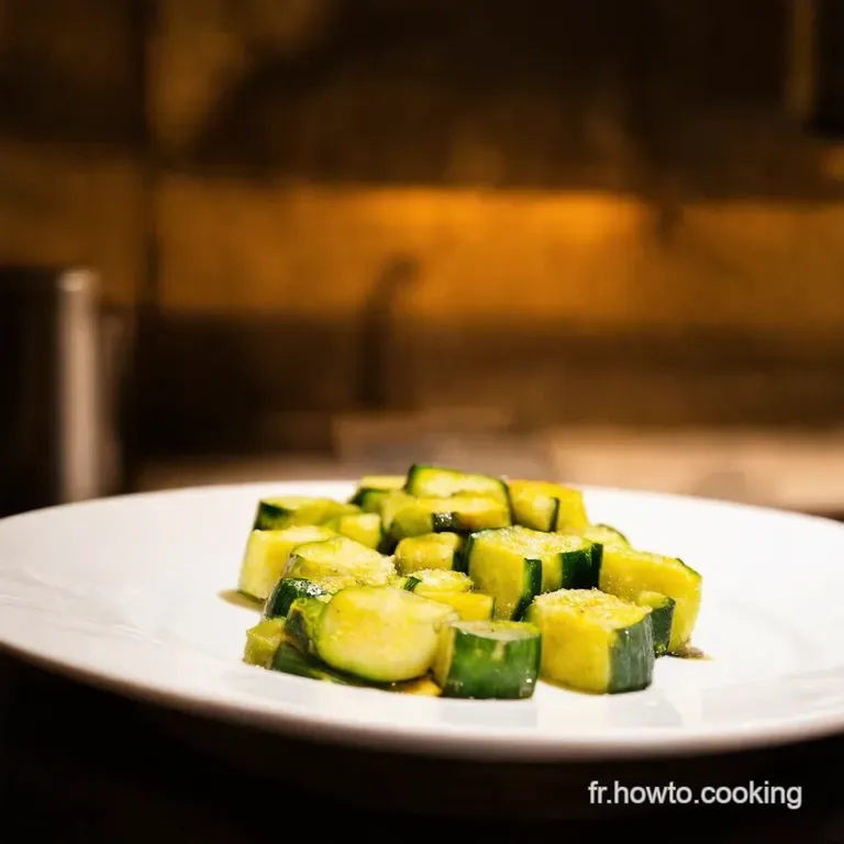 Courgettes Saisies &Agrave; La Perfection presentation