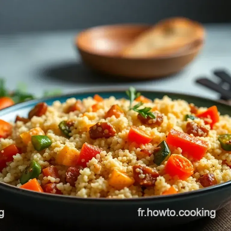 Couscous M&eacute;diterran&eacute;en aux L&eacute;gumes R&ocirc;tis