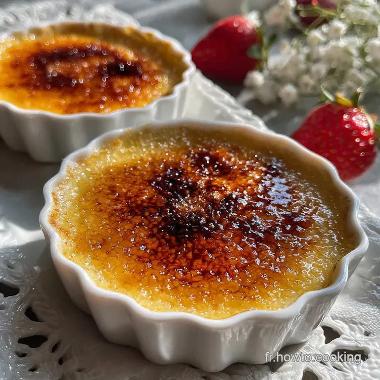 V&eacute;ritable Cr&egrave;me Br&ucirc;l&eacute;e Recette Vanille