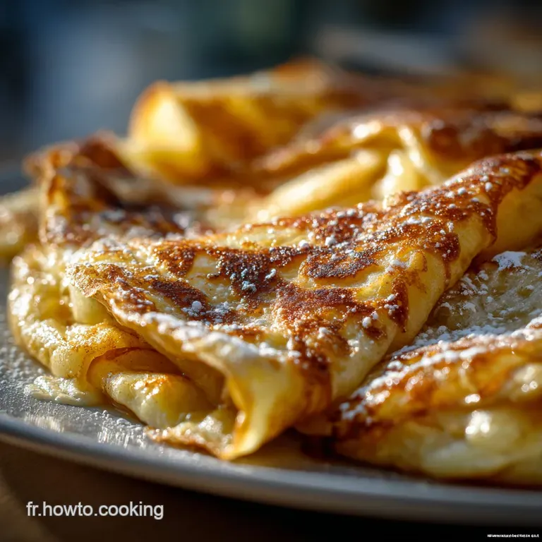 Crêpe aux Pommes Légère La version Bretonne facile et saine