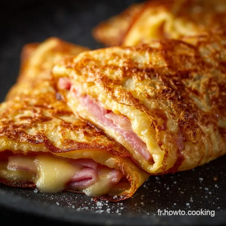 Cr&ecirc;pes Farcies Au Jambon Et Au Comt Le Plat Familial Ultragourmand presentation