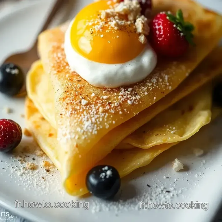 Cr&ecirc;pes Sans Oeuf: La Recette Simple Et Gourmande presentation