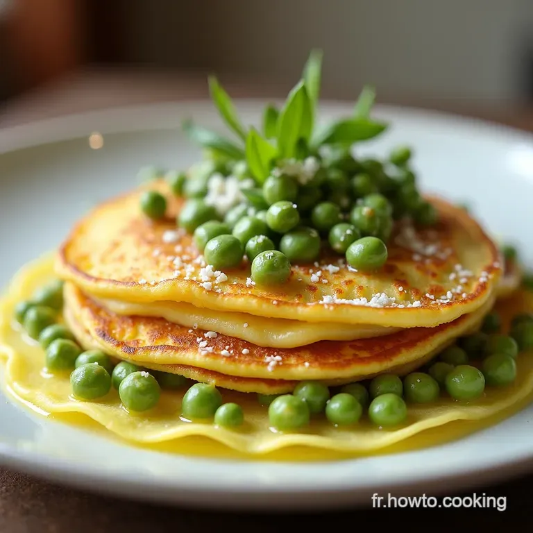 Recette Crêpes Vertes aux Légumes de Printemps Fines et Saines
