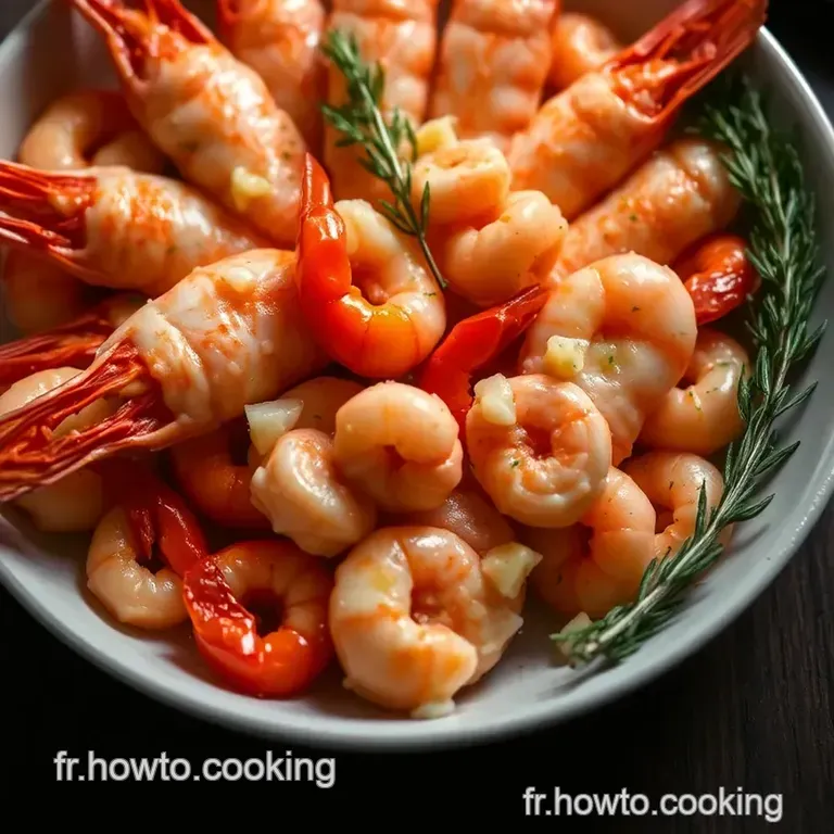 Crevettes &Agrave; L ail Et Au Persil : Un D&eacute;lice M&eacute;diterran&eacute;en presentation