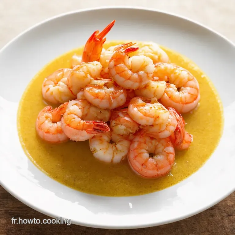 Crevettes &agrave; lAil Cr&eacute;meuses au Lait de Coco Tha&iuml; Express