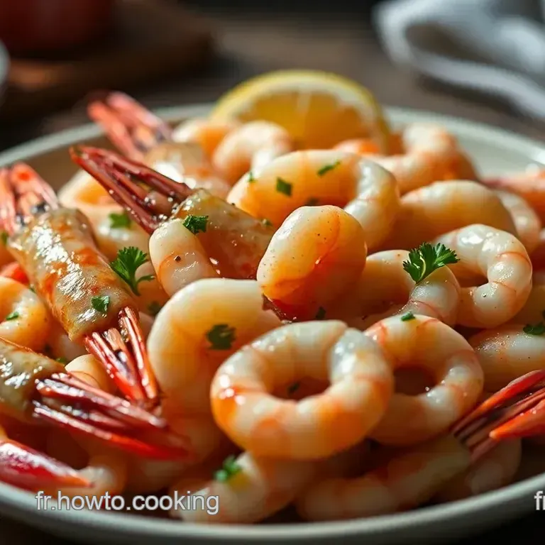 Crevettes Sautées à l Ail et au Persil