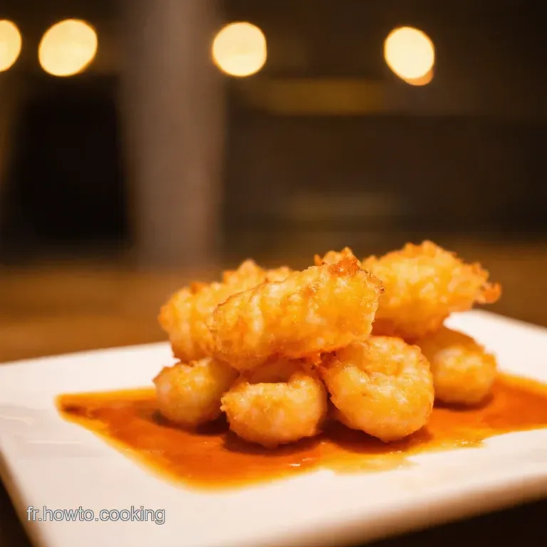 Crevettes Tempura Croustillantes Ap&eacute;ritif Japonais &Agrave; La Fran&ccedil;aise presentation