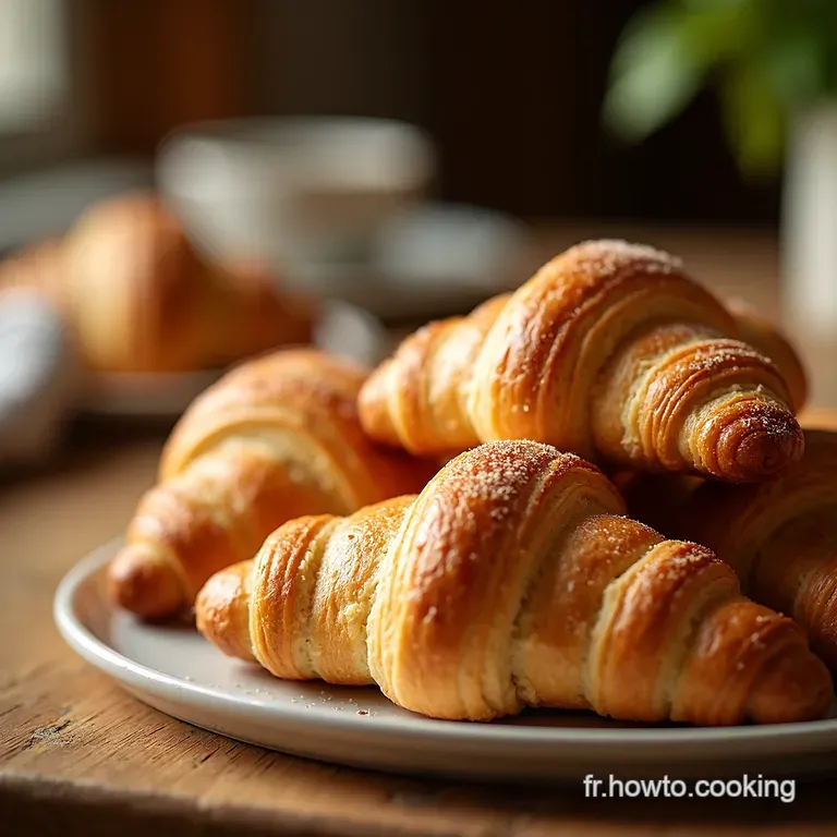 Croissants Sabl&eacute;s Pralin&eacute; Nougatine Amour De C presentation