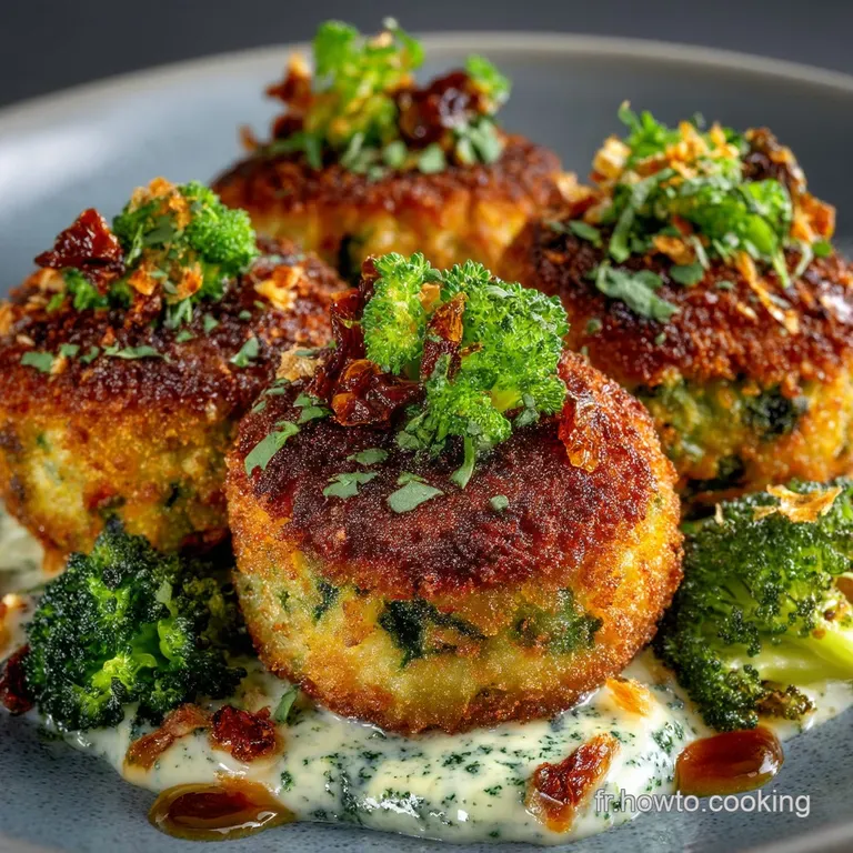 Croquettes de Brocoli Comté Noix de Muscade Le Cœur Fondant