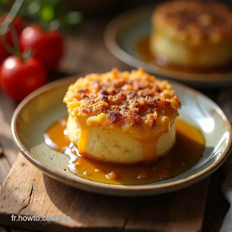 MiniCrumble aux Pommes Express Caramel Beurre Salé et Épices dHiver Cuisson à lAirfryer presentation