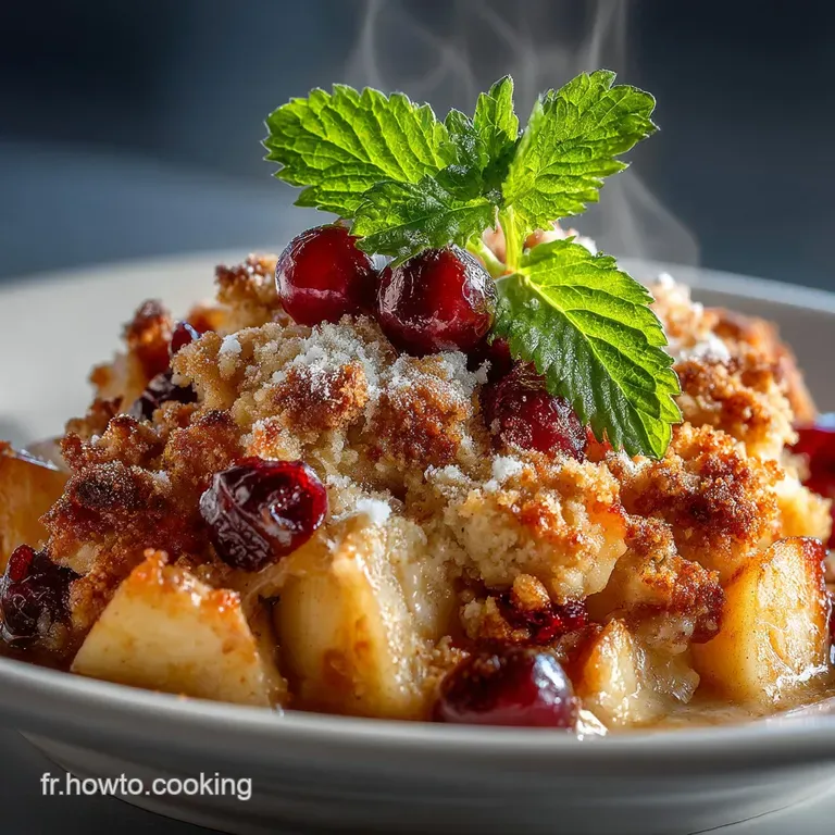 Recette Crumble aux Pommes Facile Croustillant et Équilibré