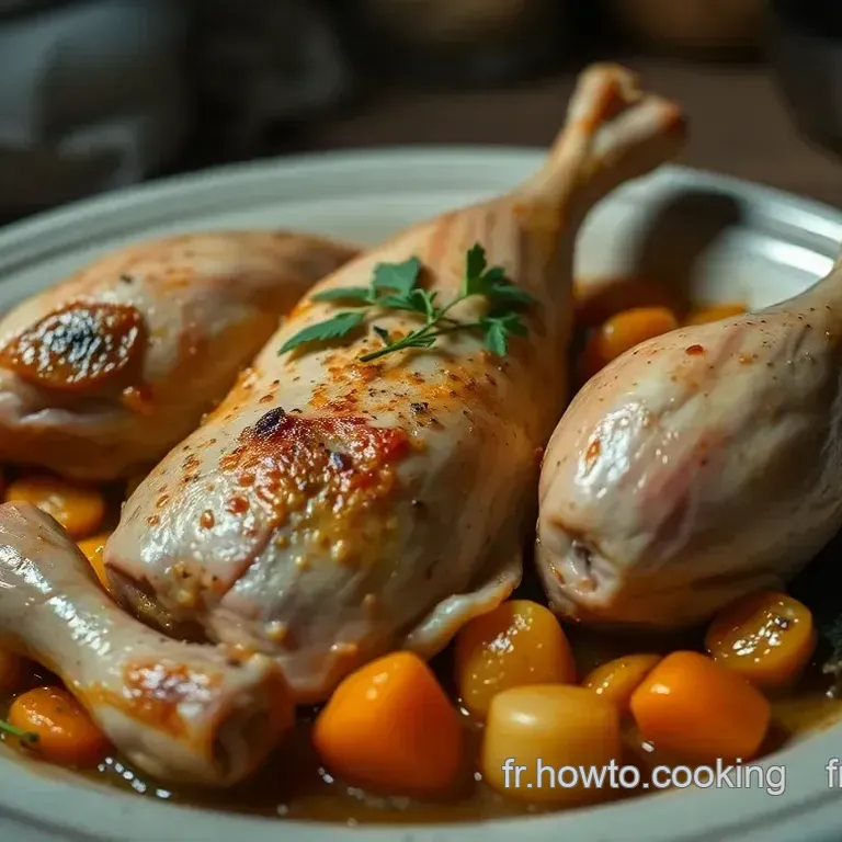 Cuisse de Poulet &agrave; la Cocotte : Un Plat Mijot&eacute; Confortable &agrave; la Fran&ccedil;aise