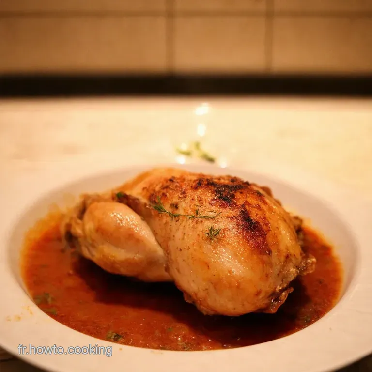 Cuisse De Poulet R&ocirc;tie Au Four Parfum De Provence presentation