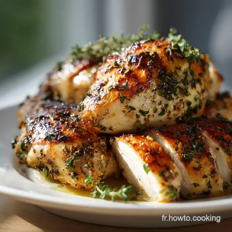 Cuisses de Poulet au Four aux Herbes Croustillantes