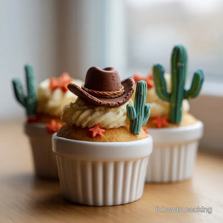 Cupcakes de Cowboy: Base Cacao Moelleuse