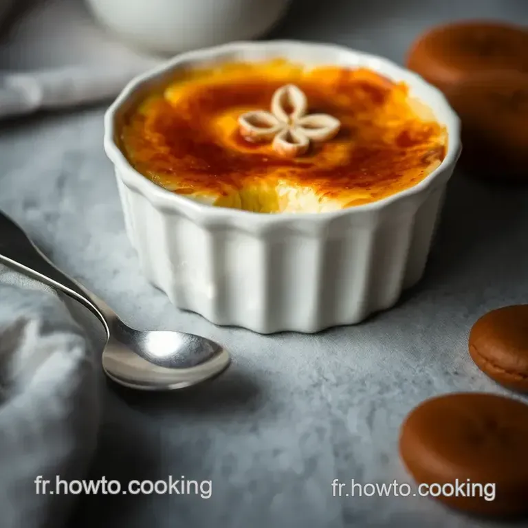 D&eacute;lices Sucr&eacute;s Ig Bas : Cr&egrave;me Br&ucirc;l&eacute;e &Agrave; La Vanille presentation