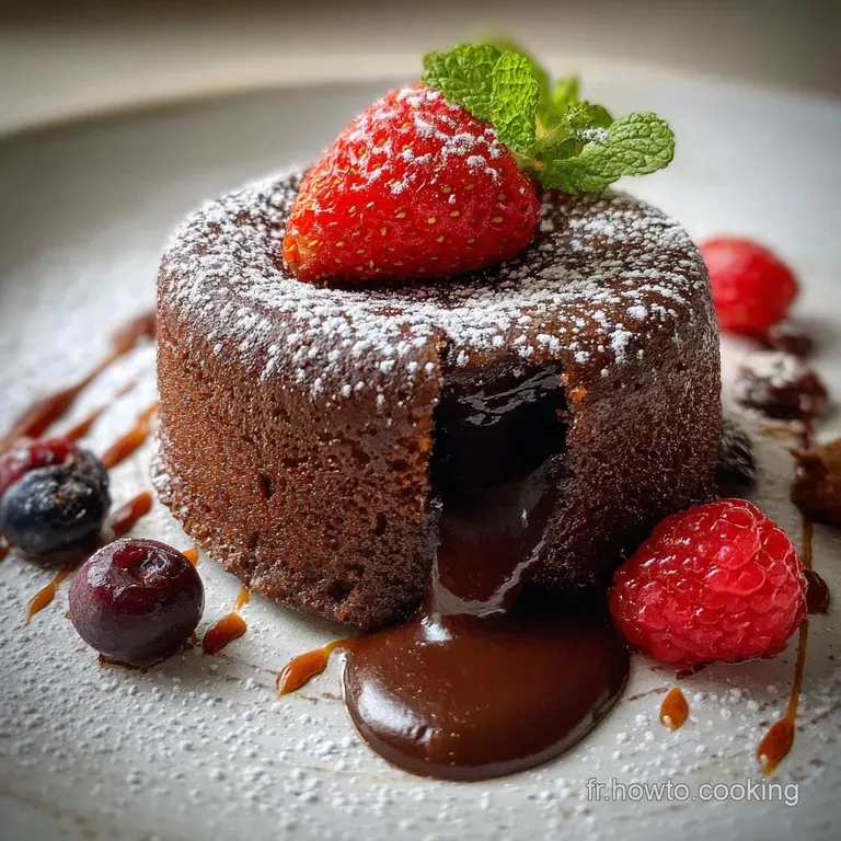 Elegant dessert slice on a white plate, showcasing its creamy texture, alongside a sprig of fresh mint and a delicate dust...
