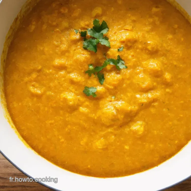 Dhal Tadka Lentilles Indiennes Épicées presentation