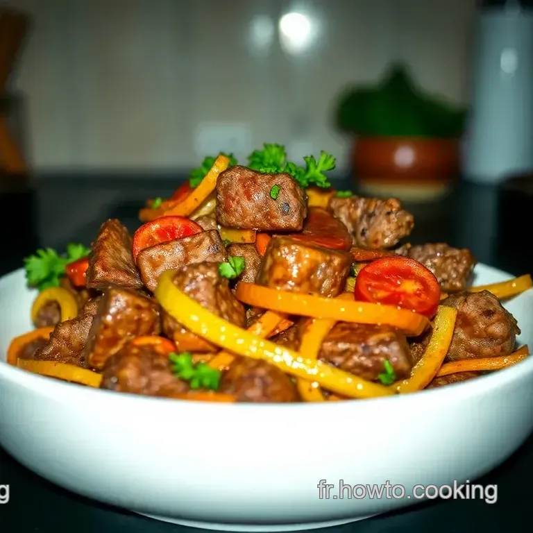 Fajitas de B&oelig;uf &Eacute;pic&eacute;es &agrave; la Mexicaine