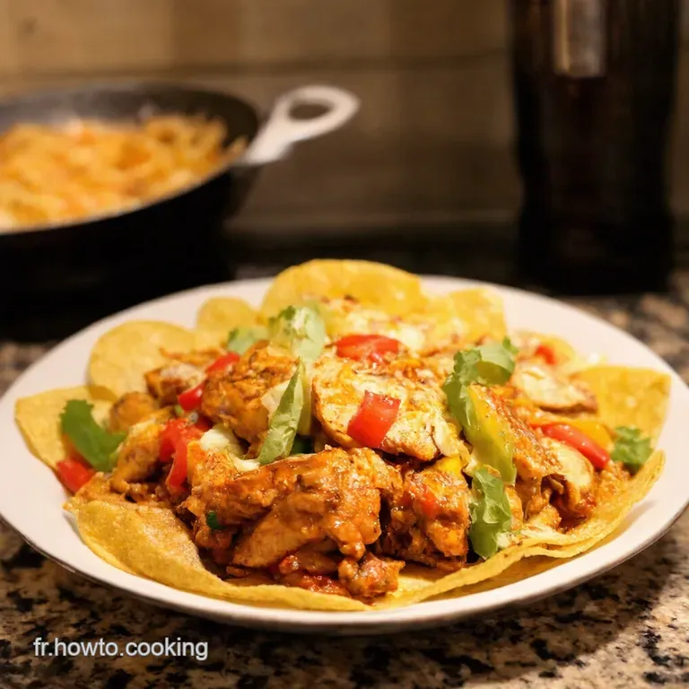 Fajitas De Poulet Fiesta De Saveurs &Agrave; La Maison presentation