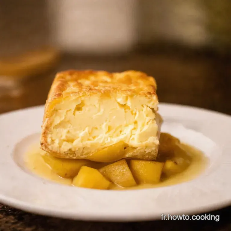 Feuillet&eacute; Croustillant Au Camembert Pommes De Terre Et Lardons presentation
