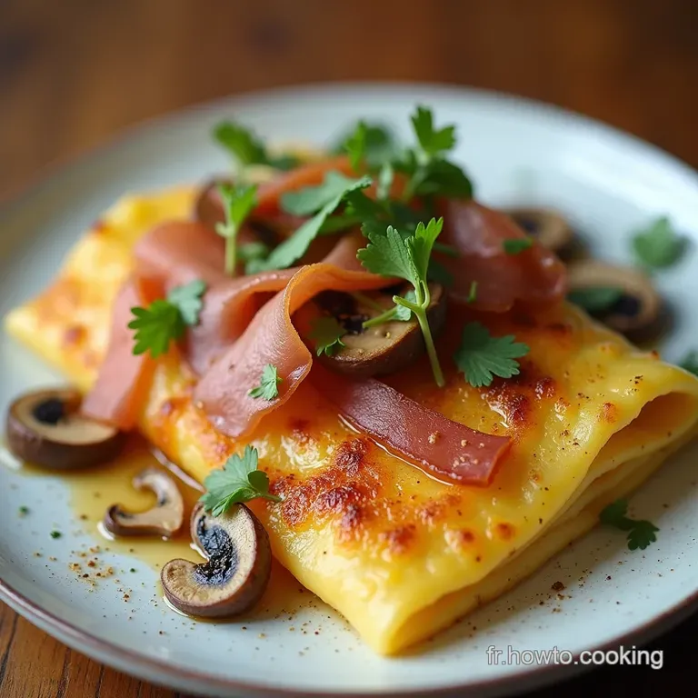 Ficelle Picarde Sans Gluten Recette Gratinée de Crêpes au Jambon