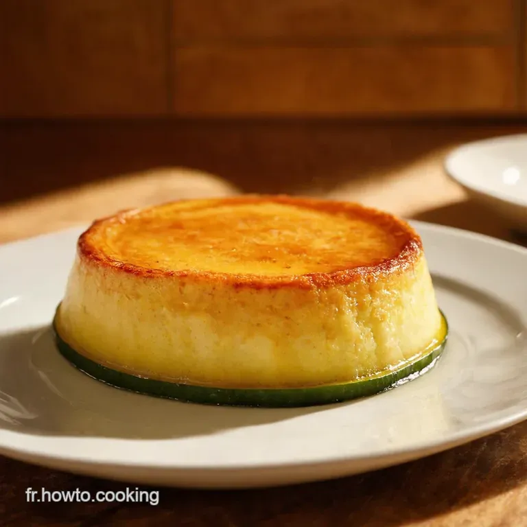 Flan Aux Courgettes Un D&eacute;lice L&eacute;ger presentation
