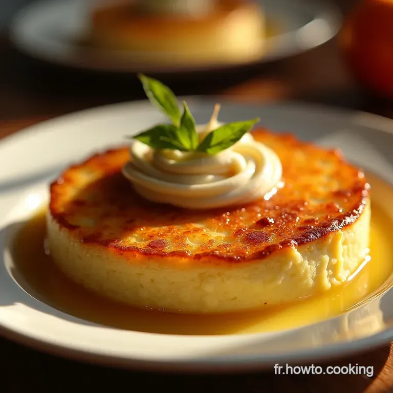 Flan Aux Pommes Caram&eacute;lis&eacute;es Un Go&ucirc;t Dautomne Un Air De Normandie presentation