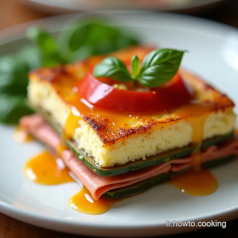 Flan CourgettesJambon Un Délice Estival