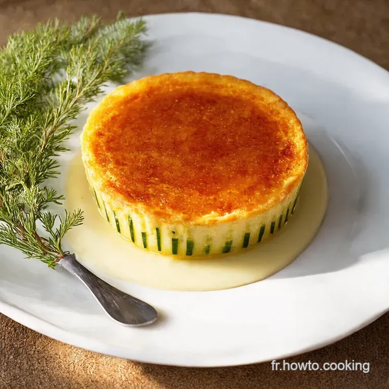 Flan de Courgettes au Saumon Fumé LÉlégance Estivale