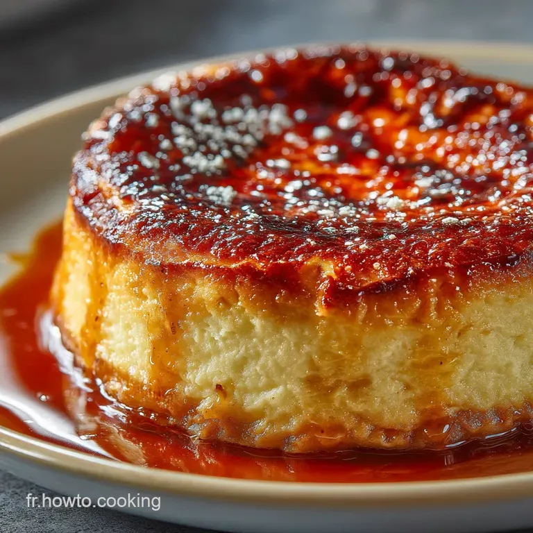 Flan Pâtissier Léger Sans Pâte Le Classique de Brasserie Allégé presentation