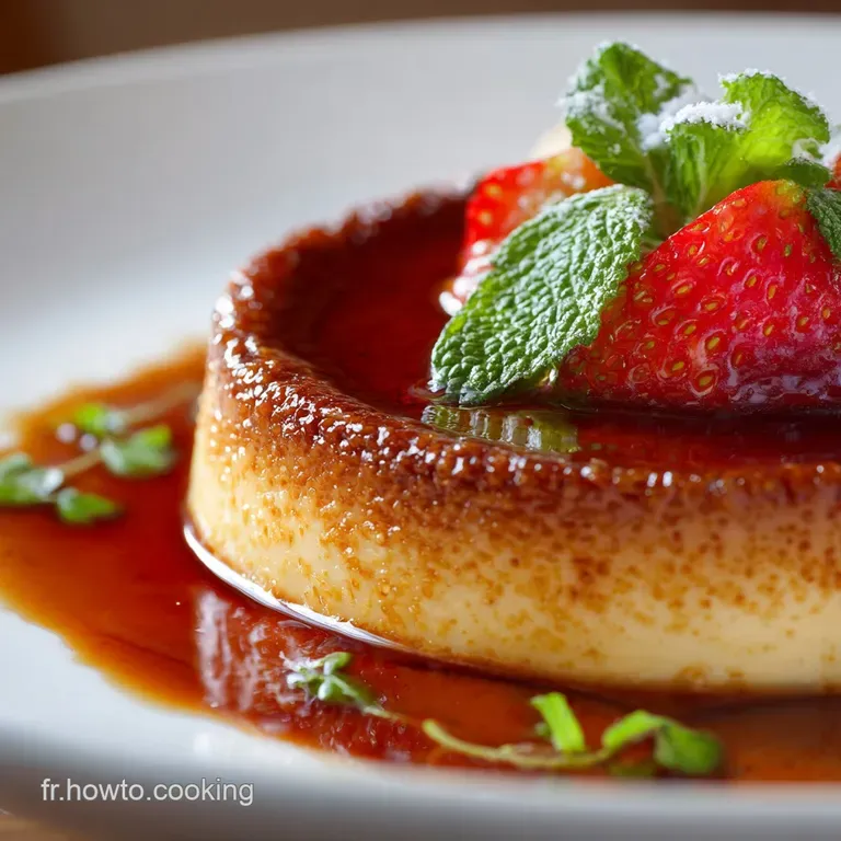 Flan P&acirc;tissier Sans P&acirc;te Le Secret De La Texture Boulang&egrave;re presentation