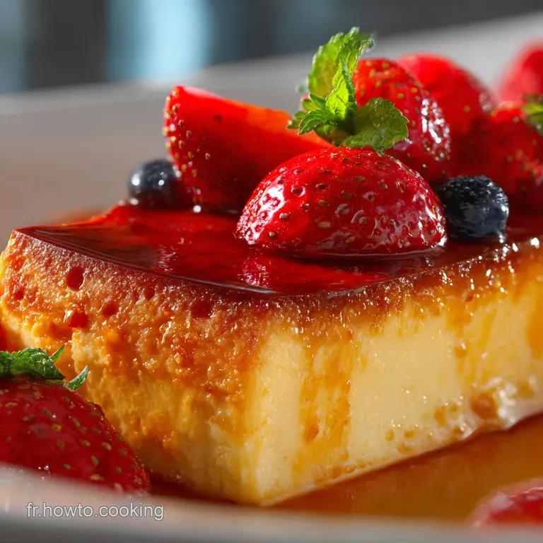 Flan pâtissier sans pâte Le secret de la texture boulangère