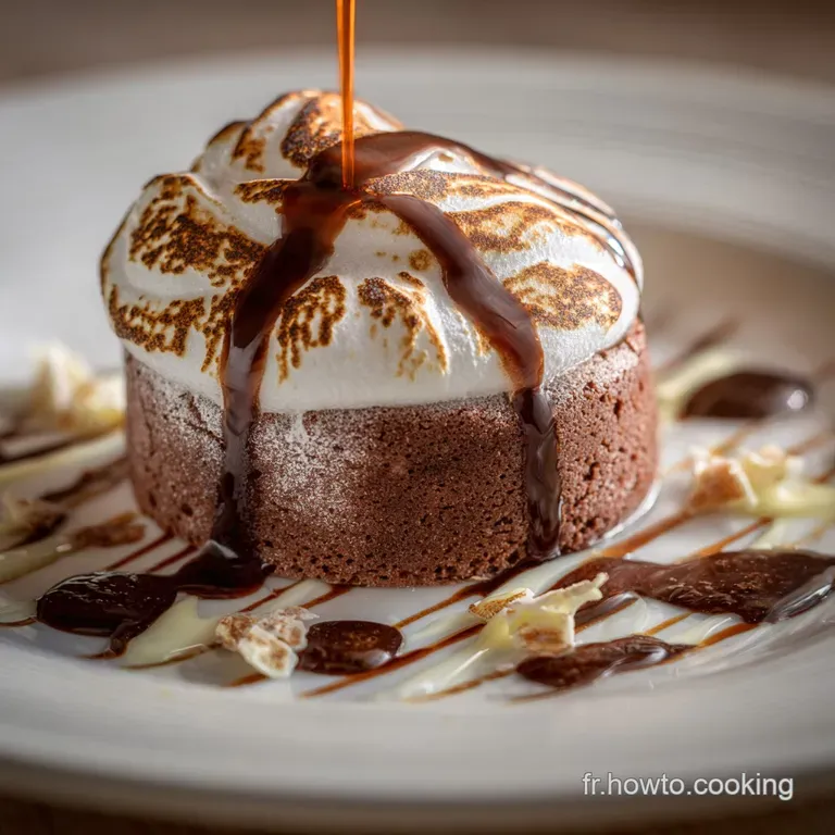 Fondant léger au chocolat aérien façon mousse