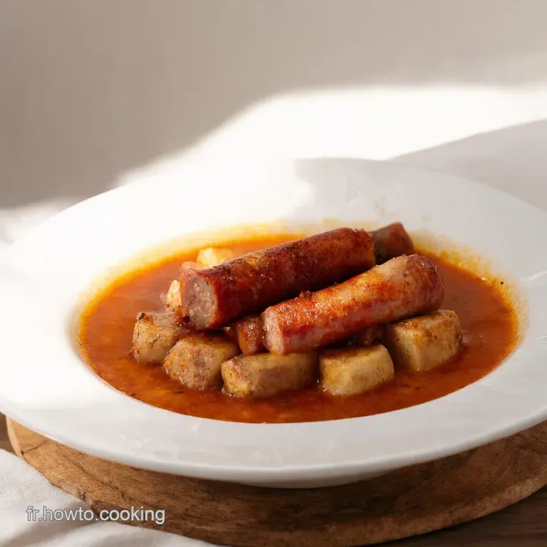 Fondue dEndives aux Saucisses Fum&eacute;es