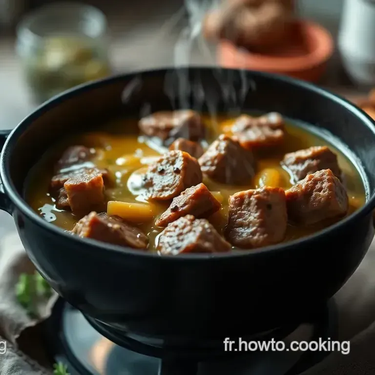 Fondue Savoyarde : Viande en Pommes de Terre