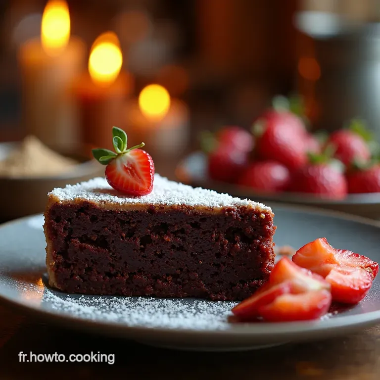 Forêt Enchantée Le Gâteau Forêt Noire Intense Version Sans Gluten et Légère presentation