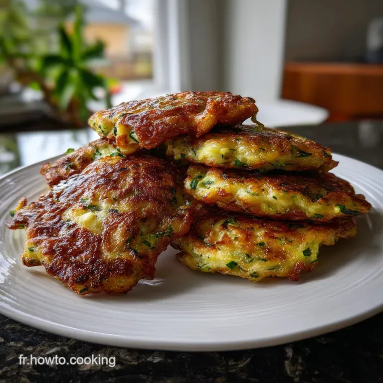 Galettes Croustillantes Aux Courgettes Plat Et : Infaillibles