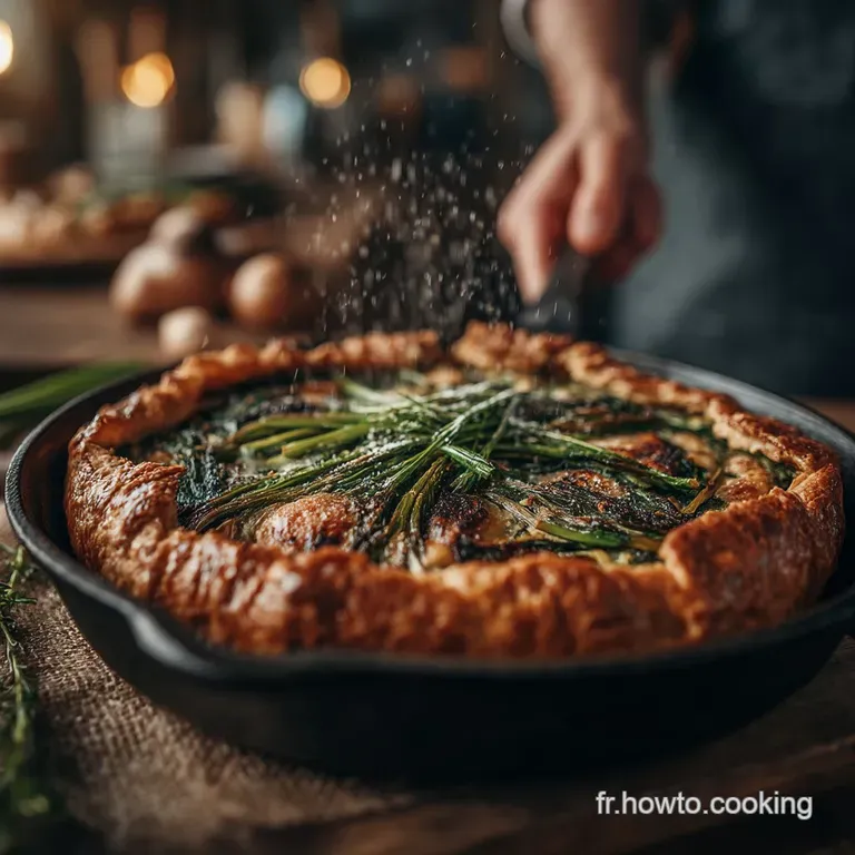 Galettes aux Feuilles de Blettes et Parmesan Le Délice des Collines Niçoises presentation