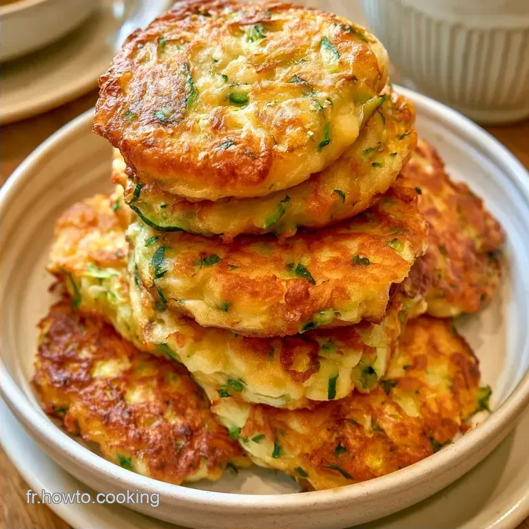 Galettes Courgette et Pommes De Terre Croustillantes