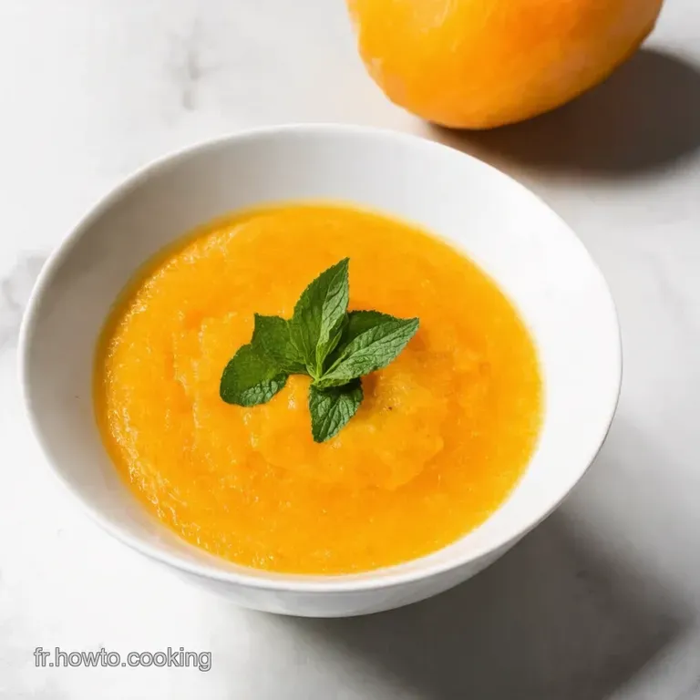 Gaspacho Rafraîchissant au Melon Menthe