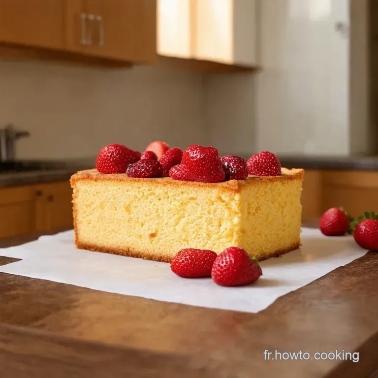 G&acirc;teau Aux Fraises Symphonie Gourmande presentation