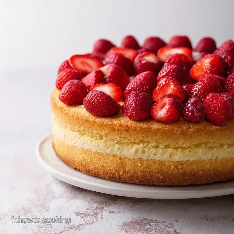 Gâteau aux Fraises Un Bonheur Simplissime