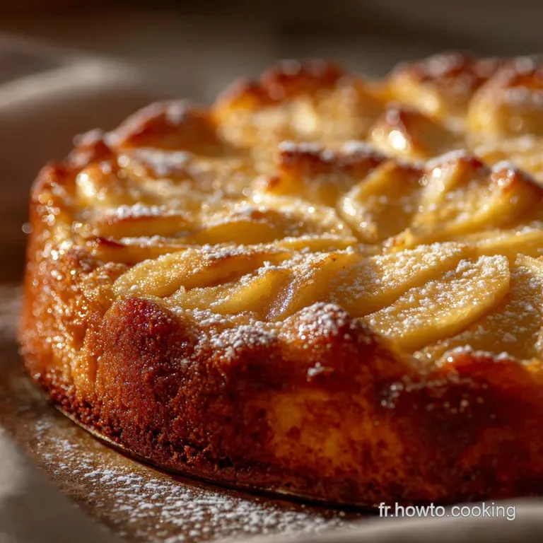 G&acirc;teau Aux Pommes : La Recette Facile Ultra Moelleuse Et Parfum&eacute;e Au Rhum presentation