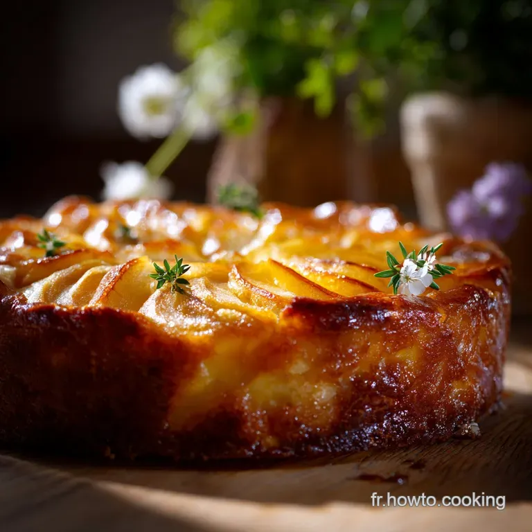 G&acirc;teau aux pommes : la recette facile ultra moelleuse et parfum&eacute;e au rhum
