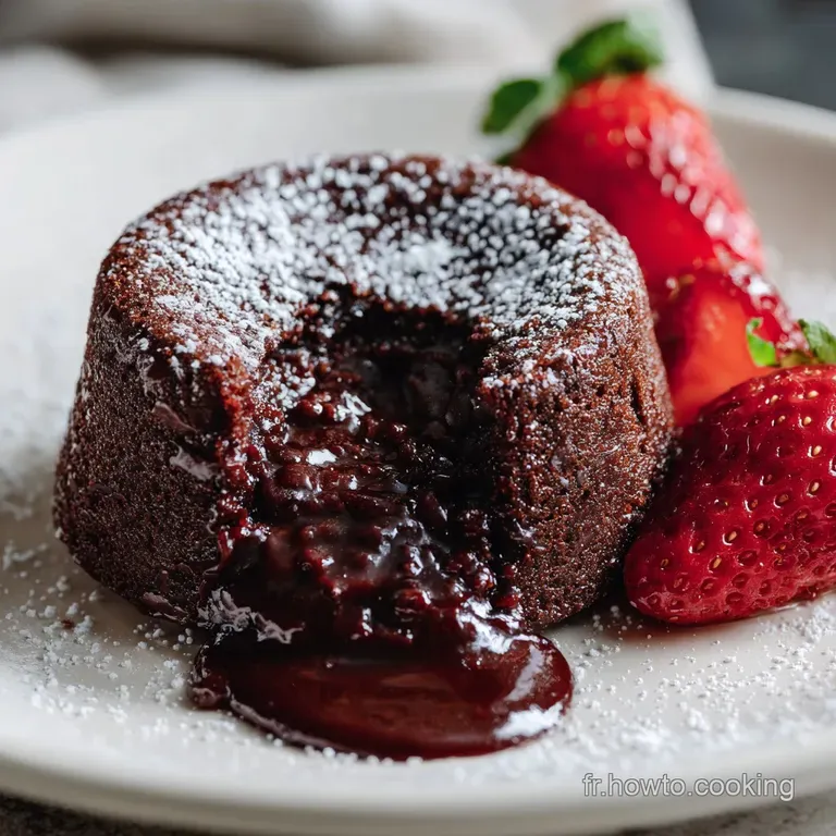 Slice of decadent chocolate cake drizzled with chocolate sauce, adorned with fresh raspberries and a sprig of mint.