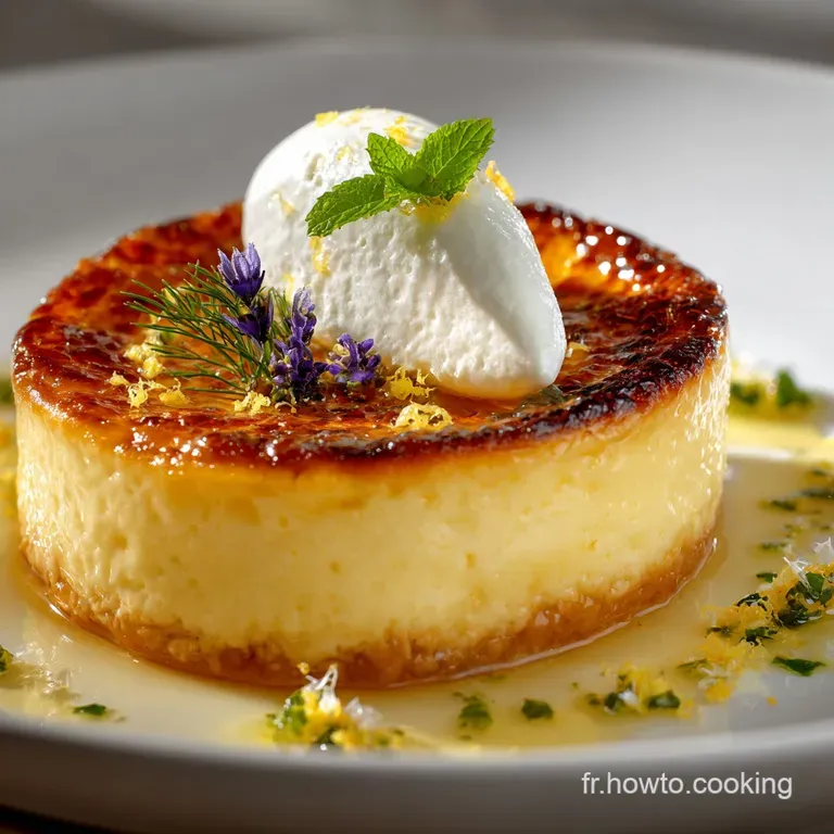 G&acirc;teau L&eacute;ger Au Citron Et Au Fromage Blanc : Nuage Sabl&eacute; presentation