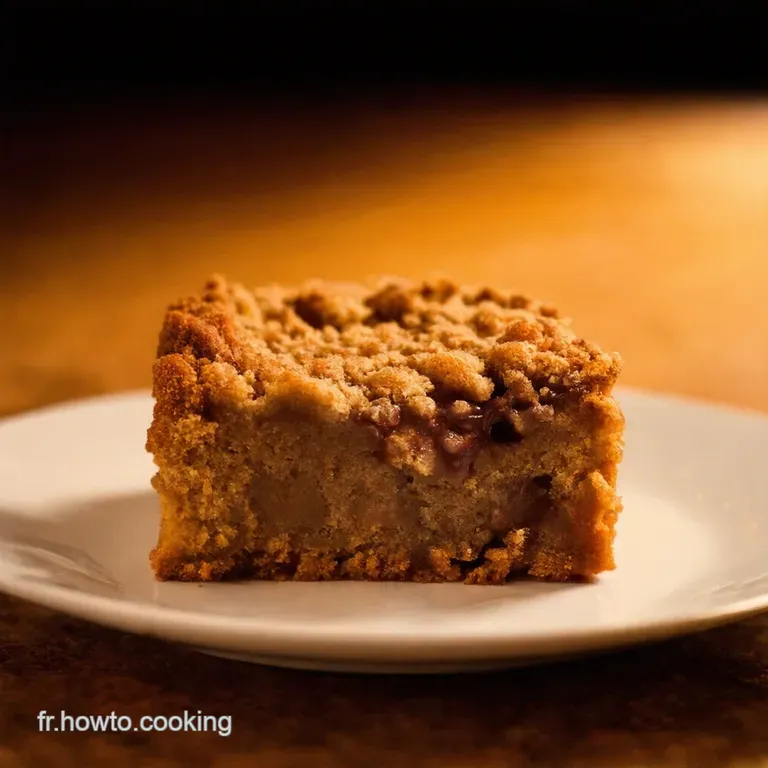 G&acirc;teau Crumble Gourmand Au Nutella presentation