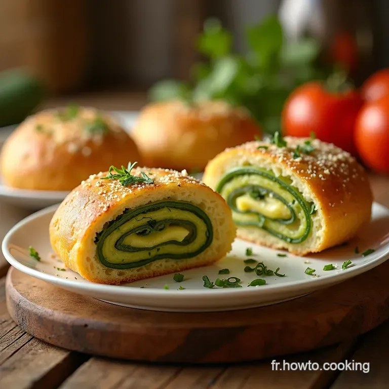 G&acirc;teau Invisible Aux Courgettes Et Parmesan presentation